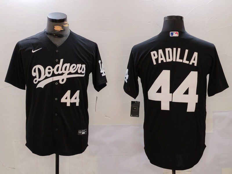 Men Los Angeles Dodgers #44 Padilla Black Game 2024 Nike MLB Jersey style 5->indianapolis colts->NFL Jersey